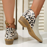 Leopard Boots