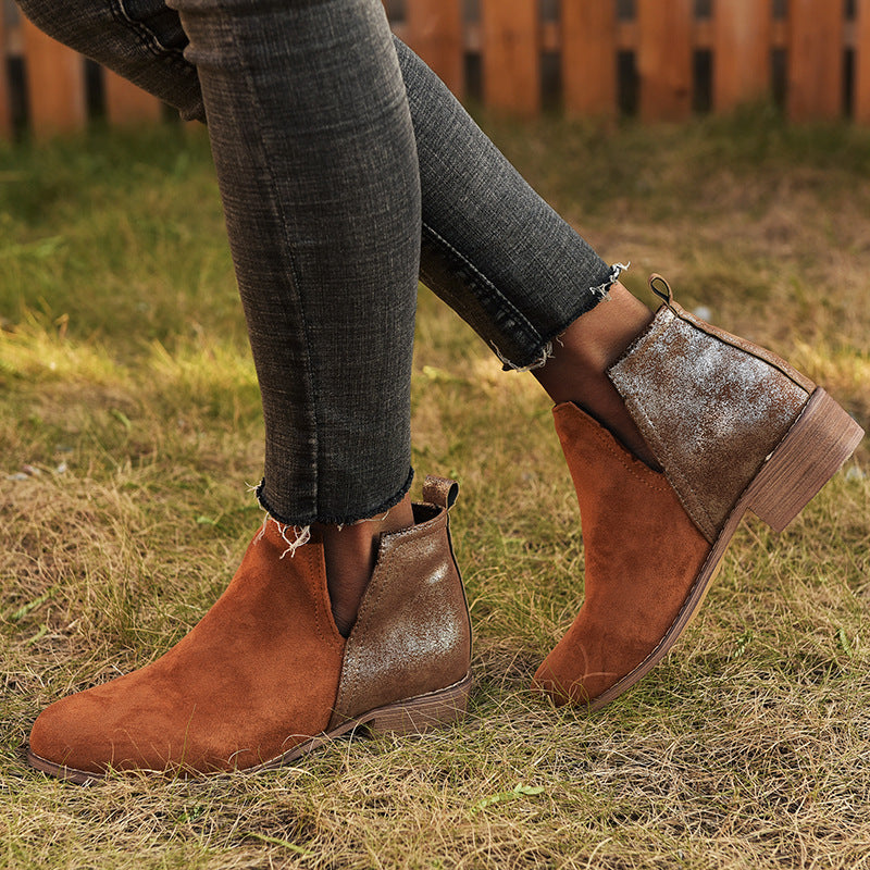 Thick heels- Anklet Boots