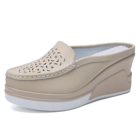 Women's Two-layer Leather Casual Shoes