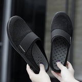 Baotou Half Tow Bird's Nest Mesh Hole Slipper