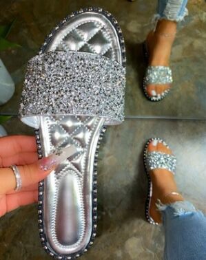 Rhinestone Bling Slipper