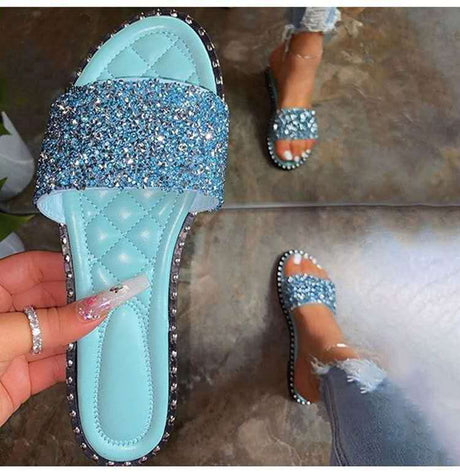 Rhinestone Bling Slipper