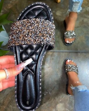 Rhinestone Bling Slipper