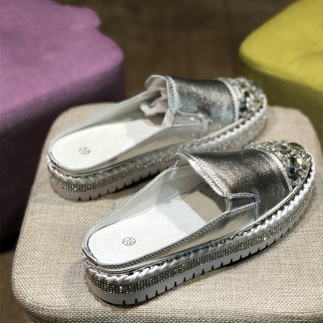 Rhinestone Mules