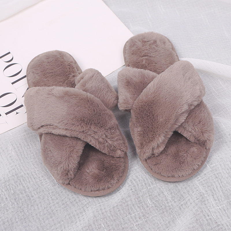 Women's Open Toe Home Slippers | Cozy and Durable