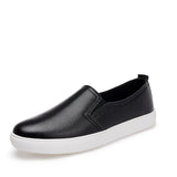 Casual One-Legged Leather Lazy Shoes