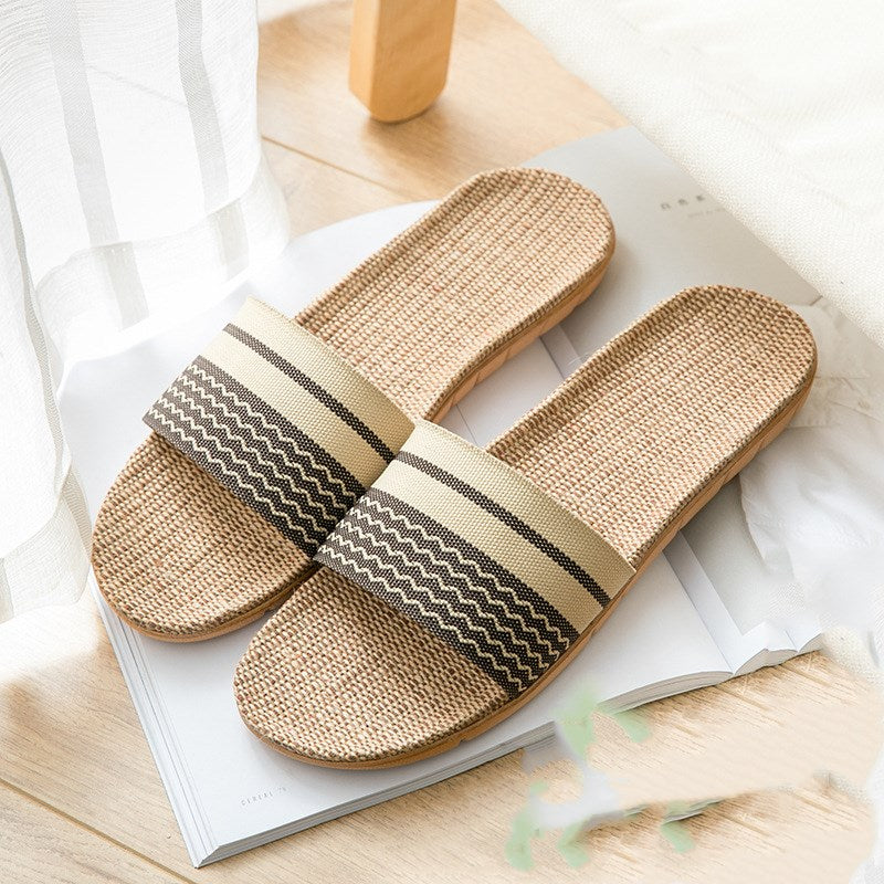 Summer Home Couple Slippers