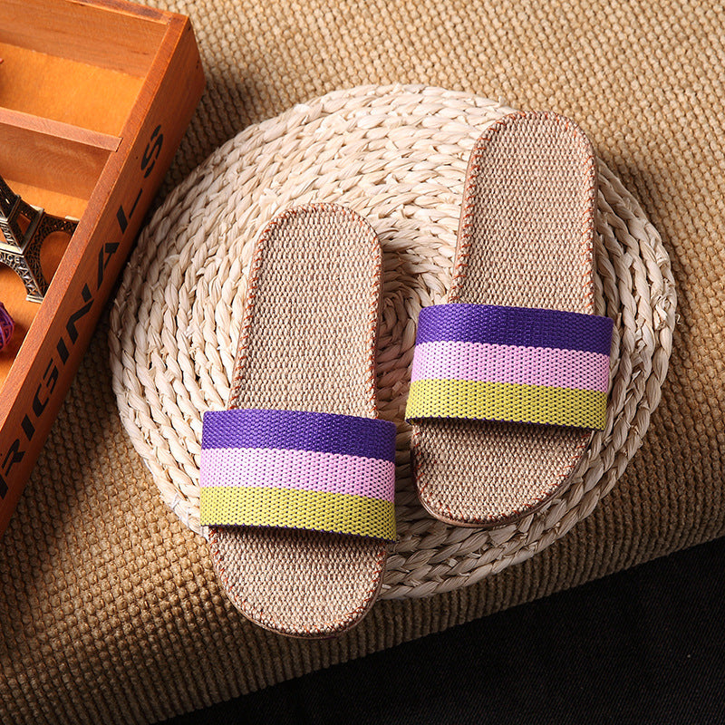 Summer Home Couple Slippers