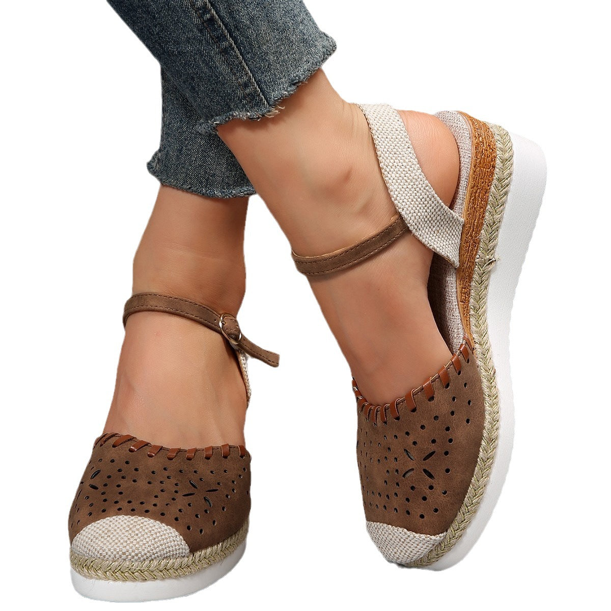 Women's Fashion Platform Casual Wedge Shoes