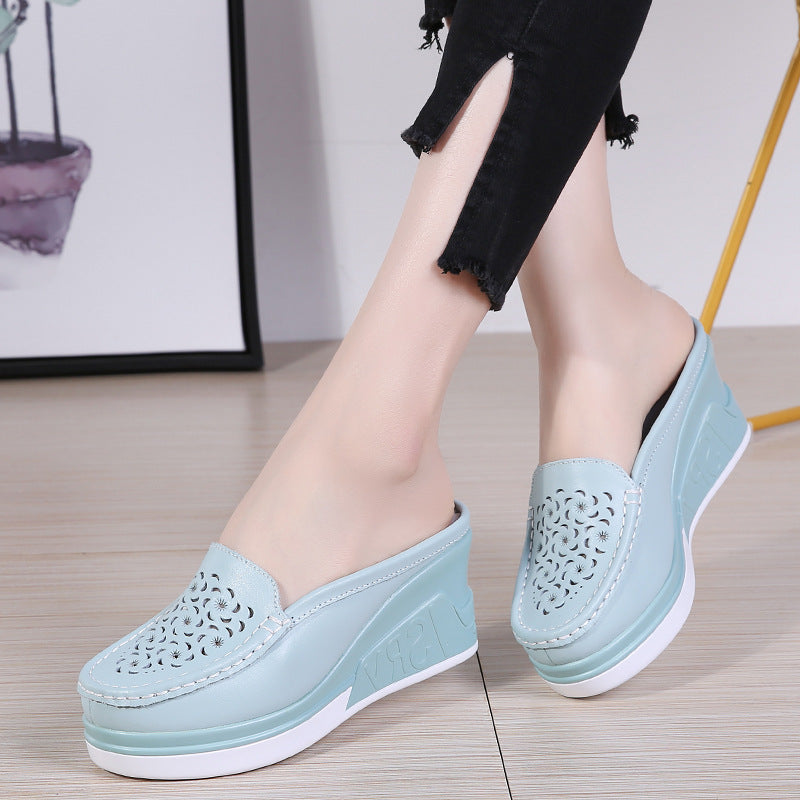 Women's Two-layer Leather Casual Shoes