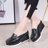 Women's Two-layer Leather Casual Shoes