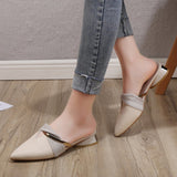 Fairy Style Casual Pointed Toe Thick Heel Shoes