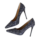 Shining Sequins Slim High Heels