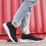 Knitted Comfortable Stylish Running Sneakers | Women's Slip-On Sports Shoes