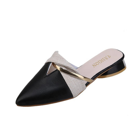 Fairy Style Casual Pointed Toe Thick Heel Shoes