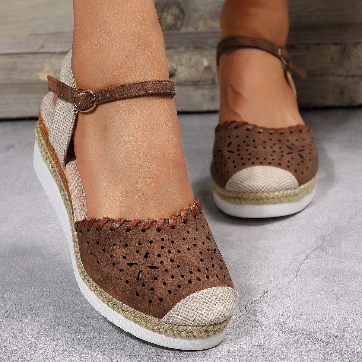 Women's Fashion Platform Casual Wedge Shoes