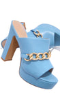 Women's High-heeled Sandals And Slippers With Thick Heels