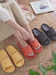 Home Slippers Couples Feel Cool Stepping On Excrem